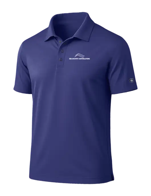 OGIO Linear Navy Polo w/Tri-County Logo