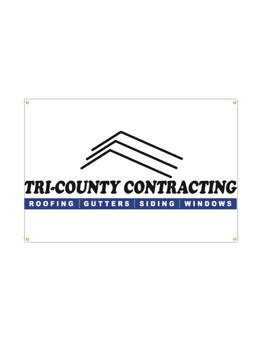 Vinyl Banner 72" x 48" w/Tri-County Logo