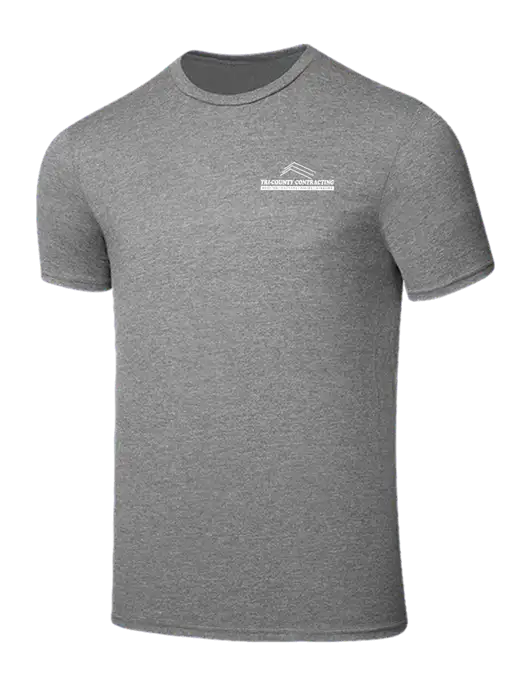 Seriously Soft Grey Frost T-Shirt w/Tri-County Logo