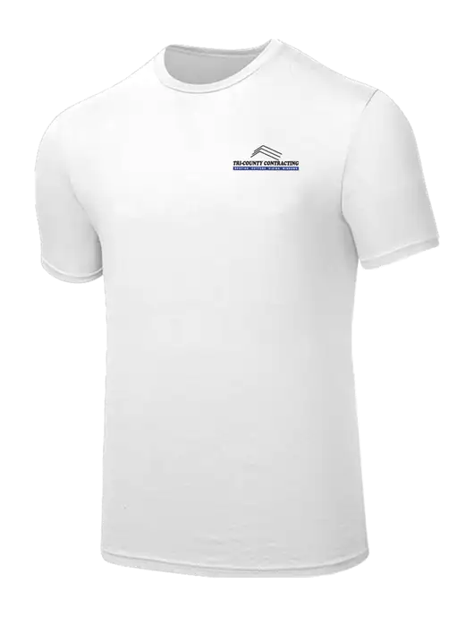 Seriously Soft White T-Shirt w/Tri-County Logo