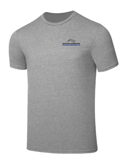 Seriously Soft Light Heather Grey T-Shirt w/Tri-County Logo