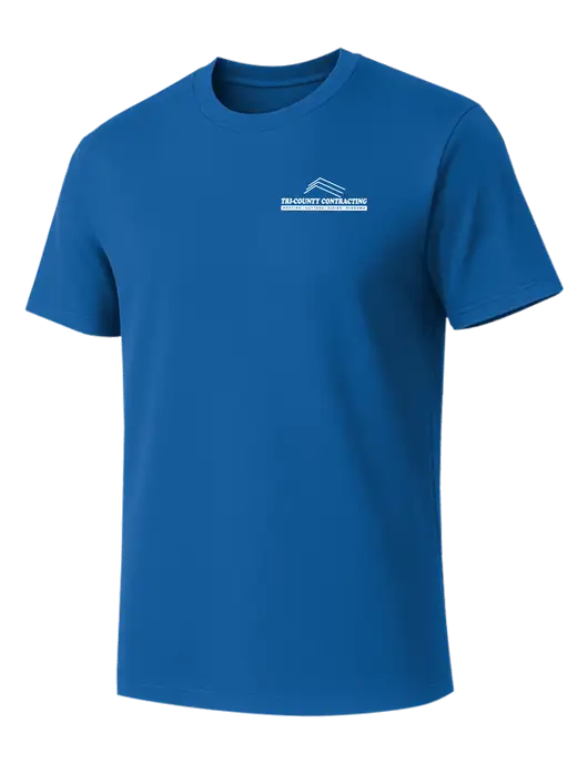 Allmade Royal Blue Organic Cotton Tee w/Tri-County Logo
