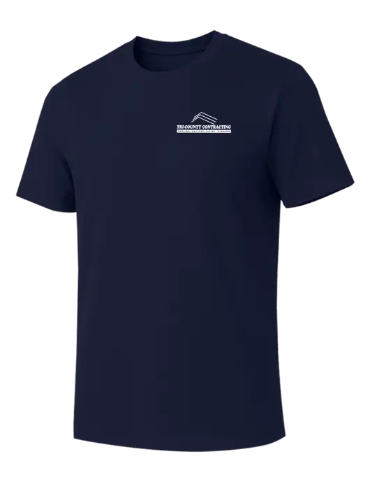 Allmade Dark Navy Organic Cotton Tee w/Tri-County Logo