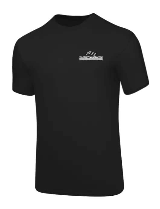Core Blend Black T-Shirt w/Tri-County Logo