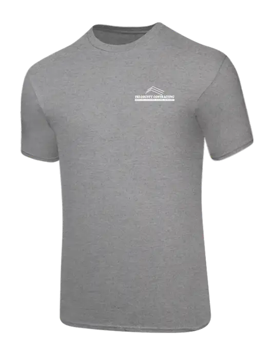 Core Blend Medium Grey Heather T-Shirt w/Tri-County Logo
