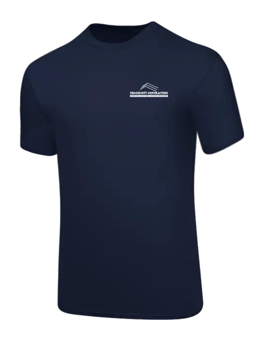 Core Blend Navy T-Shirt w/Tri-County Logo