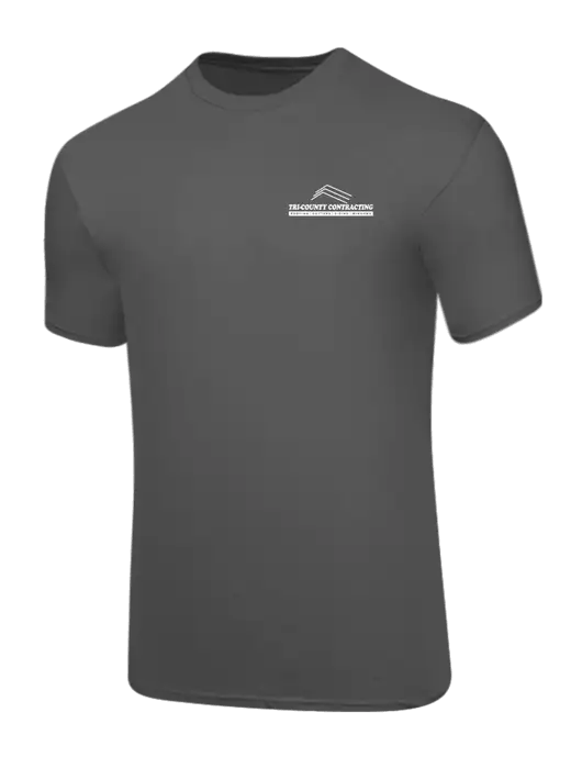 Core Blend Medium Grey T-Shirt w/Tri-County Logo