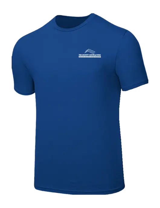 Seriously Soft Royal T-Shirt w/Tri-County Logo